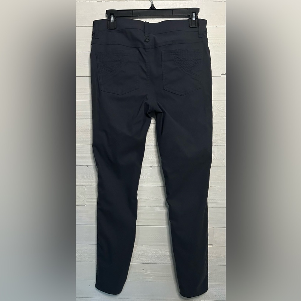 PraNa fitness pants, women’s size 10. Dark gray, skinny. Excellent condition. - Picture 2 of 7